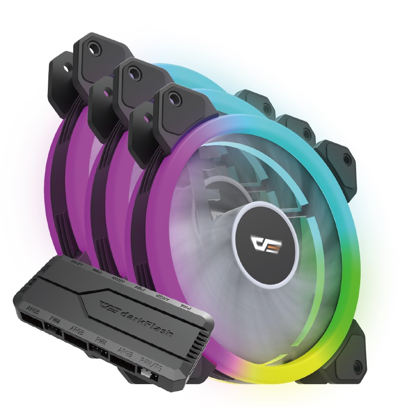 darkFlash DR12 PWM電腦散熱風扇