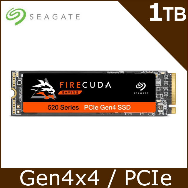 Seagate FireCuda 520 1TB Gen4 PCIe*4