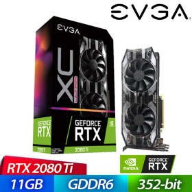 EVGA RTX2080Ti XC ULTRA GAMING 11G(1650MHz/26.9cm/2383/五年保.一年換新)