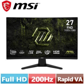 MSI MAG 274CF E20〈2H1P/VA曲面/200Hz〉, $3990 ◆ ★