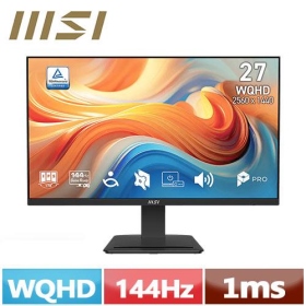 MSI PRO MP273QP E14〈2H1P/IPS/144Hz/含喇叭/HDR400〉可升降旋轉 , $4688 ◆ ★