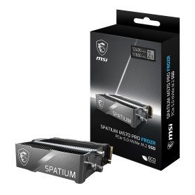 MSI SPATIUM M570 PRO FROZR 2TB Gen5 PCIe 5.0 讀:12400/寫:11800/TLC【五年保】
