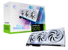 微星 RTX5070 12G GAMING TRIO OC WHITE(2625MHz/34cm/三風扇/雪