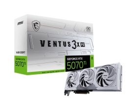 微星 RTX5070Ti 16G VENTUS 3X PZ OC(2497MHz/31cm/三風扇/註四年/隱藏式電源)