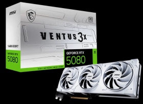 微星 RTX5080 16G VENTUS 3X OC WHITE白龍(2655MHz/31cm/註冊五