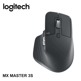 羅技 MX Master 3s 無線靜音滑鼠（石墨灰）/雙模（藍牙或BOLT接收器）/8000Dpi/Type-C充電
