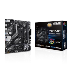 華碩 PRIME B550M-K ARGB-CSM(M-ATX/1D1H/Realtek 1Gb/註四年) 4+2相供電