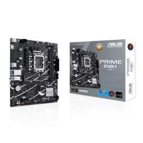 華碩 PRIME B760M-F-CSM(M-ATX/Realtek 1Gb/註四年/2DIMM)8相