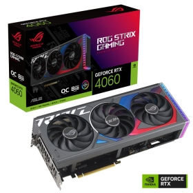 華碩 ROG-STRIX-RTX4060-O8G-GAMING(2700MHz/ 31.14cm/三風扇/註五年)