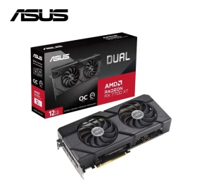 【客訂】華碩 DUAL-RX7700XT-O12G(2599MHz/28cm/雙風扇/註四年)