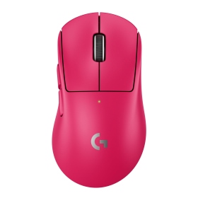 羅技 G Pro X Superlight 2 Dex 無線滑鼠（桃紅色）/混合微動/44000Dpi/超輕量60g/續航95hr/右手型