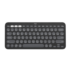 羅技 K380s 跨平台藍牙鍵盤（石墨灰）/無線（接受器另購）+藍牙/續行提升
