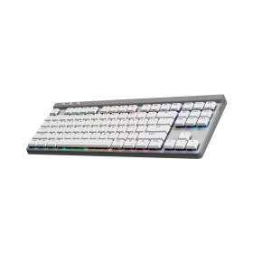 羅技 G515 Tkl 三模輕薄無線機械式鍵盤（白）/有線-無線-藍芽/中文