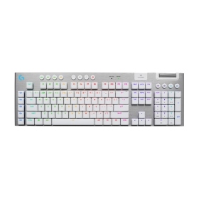 羅技 G915 X 無線三模機械鍵盤（白）/有線+Lightspeed 2.4G+藍牙/茶軸(觸感)/Rgb/中文