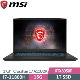 MSI Crosshair 17 A11UDK[457TW]i7-11800H/16G/1T SDD/RTX3050Ti