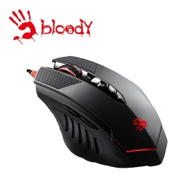 雙飛燕 A4 BLOODY T70光微動終結者遊戲鼠/有線/4000dpi