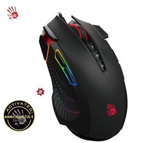 雙飛燕 A4 BLOODY J90S RGB 雙槍俠電勁鼠/有線/8000CPI/送啟動卡/RGB(送血手寶典)