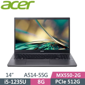Acer A514-55G-54Z3〈灰〉i5-1235U/8G/512G/MX550-2G