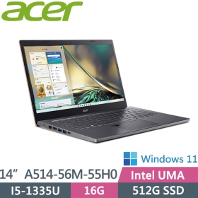 Acer A514-56M-55H0〈灰〉i5-1335U/16G/512G/14吋