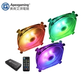 Apexgaming A-Cool 魔眼 12cm A.RGB/3風扇控制器/可連動/(AC-120SR)