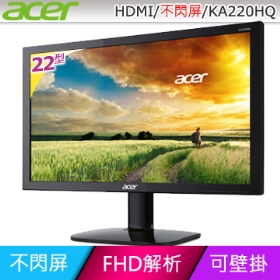 ACER KA220HQ bi(1A1H/5ms/TN/無喇叭)低藍光.不閃屏