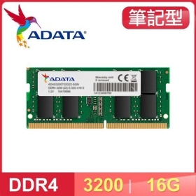 威剛 NB 16GB DDR4-3200/CL22 (AD4S3200716G22-SGN)(2048*8)