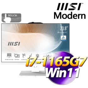 微星 Modern AM242TP 11M【1267TW】23.8吋/I7-1165G7/8G/512G/WIN11/白