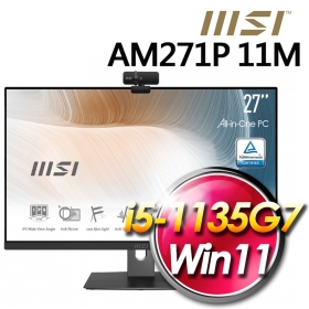 微星 Modern AM271P 11M【604TW】27吋/I5-1135G7/8G/512G/WIN11/黑