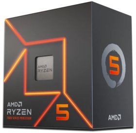 AMD R5 7600 盒【6核/12緒】3.8G(↑5.1G)65W/32M/5nm RDNA2內顯/PCIe5.0 含風扇
