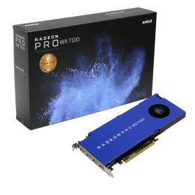 AMD Radeon Pro WX7100 (8GB GD5 256bit/SP:2304/4螢幕輸出/三年保) 無附轉線