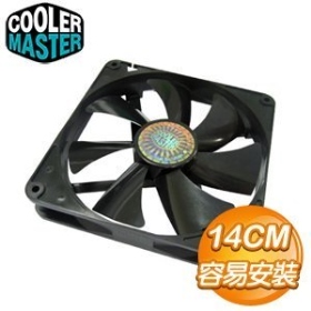 酷碼 14cm 長效Rifle風扇/1000RPM/小3Pin(AN025-10R2-3AN)