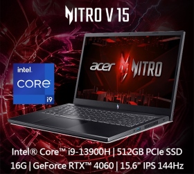 Acer ANV15-51-95JQ〈黑〉i9-13900H/RTX4060/16G/512G/15吋
