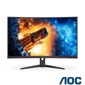 AOC C32G2E(1A1H1P/1ms/VA曲面/165Hz/無喇叭/FreeSync/HDR)