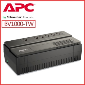 APC BV1000-TW/1000VA/600W/(備援+突波*6)插座/在線互動式