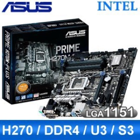 ASUS 華碩 PRIME H270M-PLUS主機板