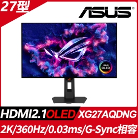 ASUS ROG Strix XG27AQDNG〈2H1P/OLED/360Hz/HDR400/HDMI 2.1〉