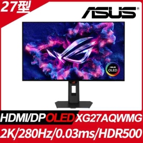 ASUS ROG Strix XG27AQWMG〈2H1P/WOLED/280Hz/HDR500/HDMI 2.1〉