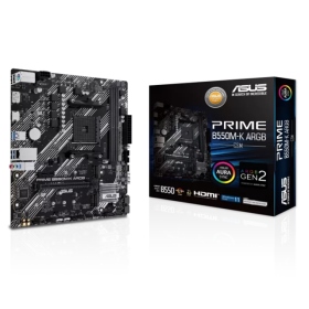 華碩 PRIME B550M-K ARGB-CSM M-ATX/LAN 1G/2DIMM/註四年/42相