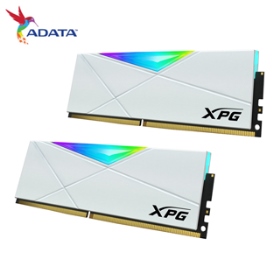 威剛 16GB(雙通8GB*2) D4-3200 D50 RGB CL16(AX4U320038G16A-DW50)(1024*8)白
