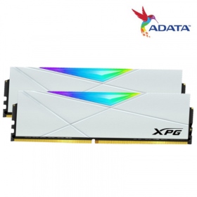 威剛 32GB(雙通16G*2) D4-3600 D50 RGB CL18(AX4U3600716G18I-DW50)(2048*8)白