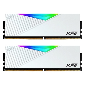 威剛 32GB(雙通16GB*2) DDR5 7200 XPG Lancer RGB超頻/CL34 白 (AX5U7200C3416G-DCLARWH)