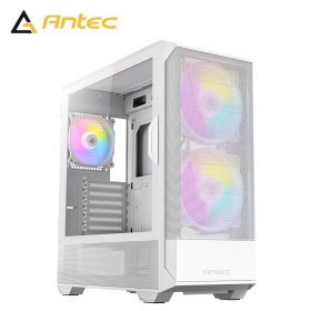 Antec NX416L 白 顯卡長39/CPU高16.5/16cm*2前風扇/側掀玻璃側板/ATX