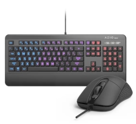 【抗菌組合優惠】Azio Kb530 薄膜式鍵盤+Azio Ms530 光學滑鼠