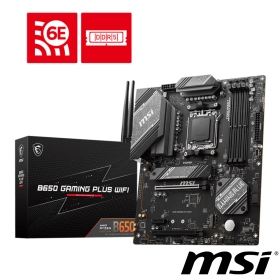 微星 B650 GAMING PLUS WIFI(ATX/Realtek2.5G+AMD 無線)12+2+1相電源