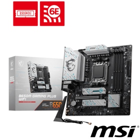 微星 B650M GAMING PLUS WIFI(M-ATX/Realtek 2.5G+無線/註五年)10+2+1相電源