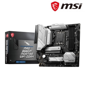 微星 B660M MORTAR WIFI DDR4(M-ATX/1H1P/Realtek 2.5G+Intel WiFi 6)12+1+1+1相