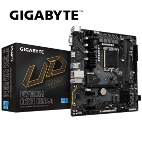 技嘉 B760M D2H DDR4(M-ATX/Realtek 2.5Gb/註冊四年保)6+2+1相供電