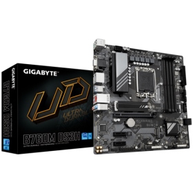 技嘉 B760M DS3H(M-ATX/Realtek 2.5Gb/註冊四年保)6+2+1相