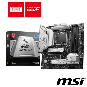 微星 B760M MORTAR II(M-ATX/Realtek 2.5Gb/註冊五年保)12+1+1相供電