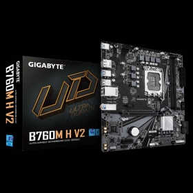 技嘉 B760M H V2(M-ATX/LAN 1Gb/註四年/2DIMM)5+1+1相